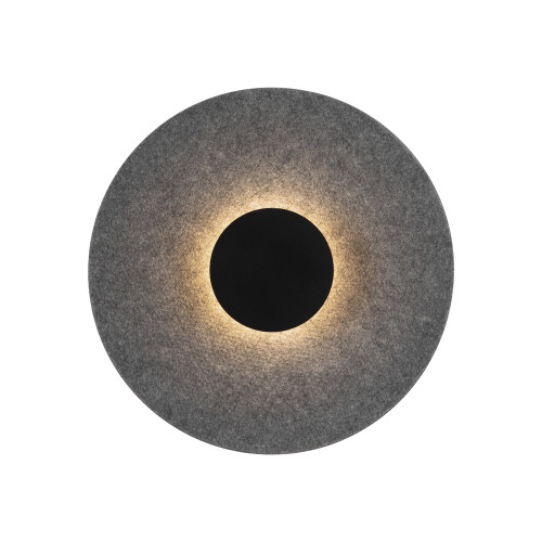 Cruz 15-in Felt - Gray LED Wall Sconce