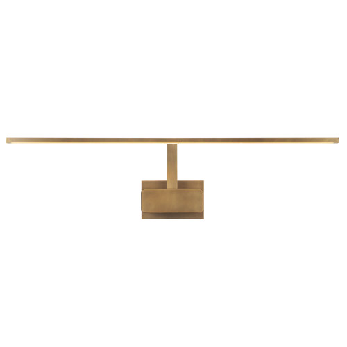 Vega Minor 34-in Vintage Brass dimmable LED Wall/Picture Light