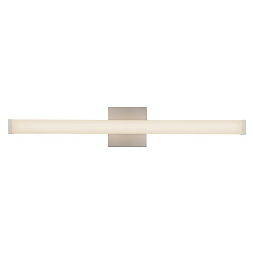 Geri 30-in Brushed Nickel dimmable LED Wall/Vanity Light