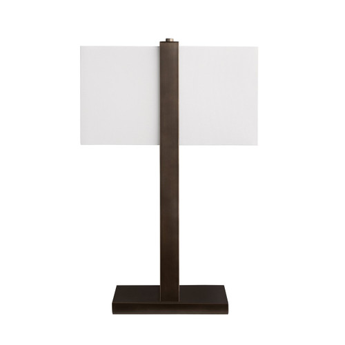 28"H Metal Table Lamp With Shade