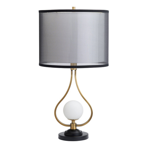 29.25"H Modern Table Lamp with Nightlight