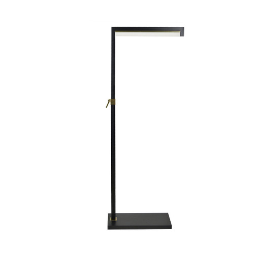 Ronin 70.5" Matte Black Modern Steel Floor Lamp with Integrated LED