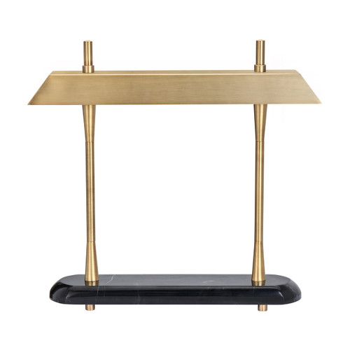 22.25"H Metal Table Lamp with Metal Shade