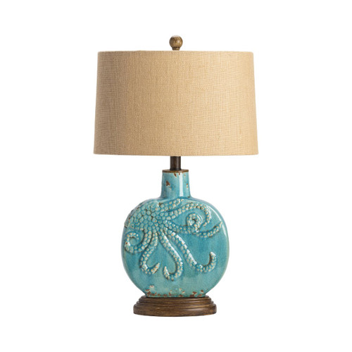 Set of 2 25"H Deep Ocean Table Lamps
