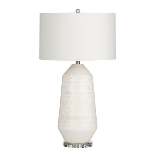 33.25"H Sherie Table Lamp with White Shade