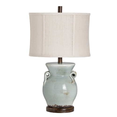 Set of 2 24.75"H Ceramic Table Lamp With Shade