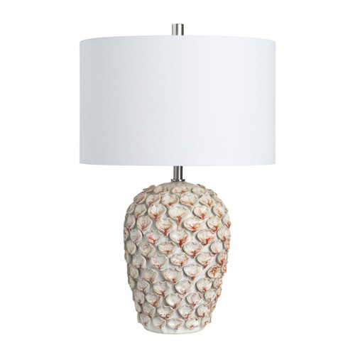 Glazed Ceramic Table Lamp with Shade (CVAP3236B)