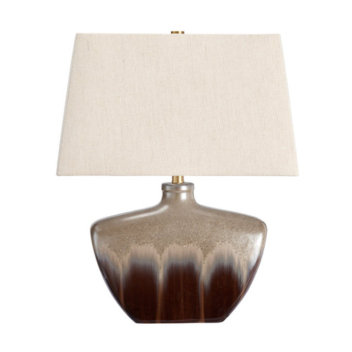 22.25" Ceramic Table Lamp with Linen Shade