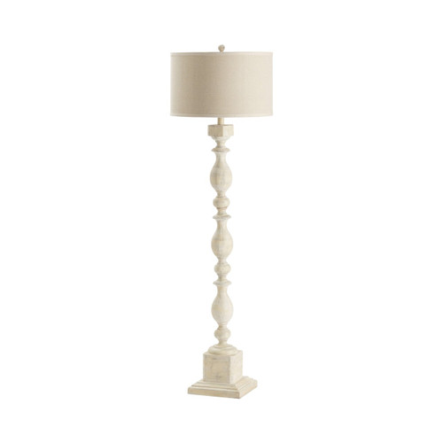66" Wood Post Floor Lamp