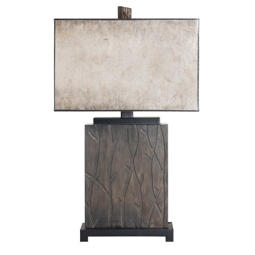 30.5"H Resin Table Lamp with Beige Shade