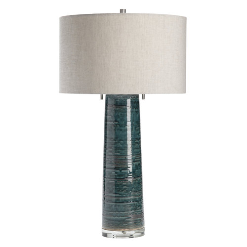 Set of 2 30.5" Malachite Table Lamp