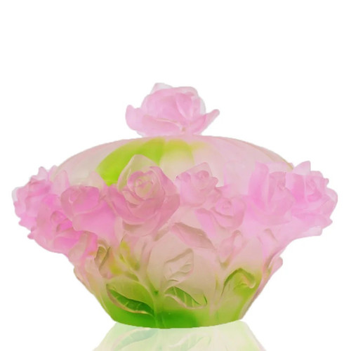 Chang'e LIULI Rose Candy Jar