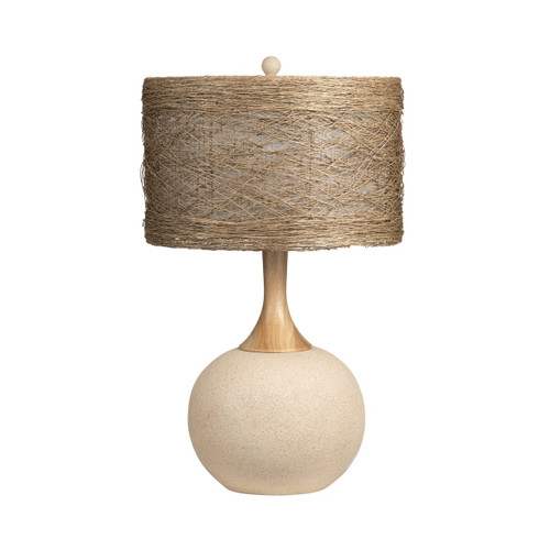 29.5"H Kenya Table Lamp w/Rattan Shade