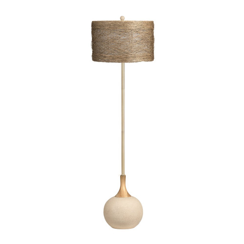 63"H Kenya Floor Lamp w/Rattan Shade