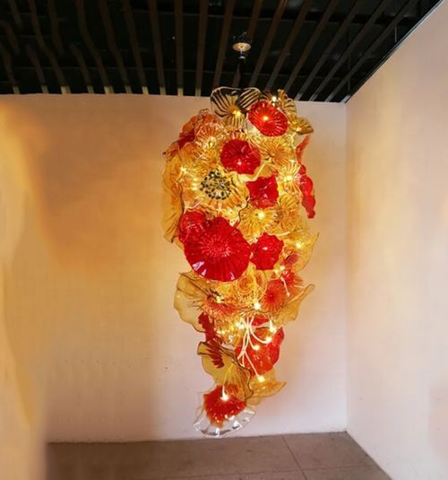 Artemis Glass Plates Chandelier Lighting