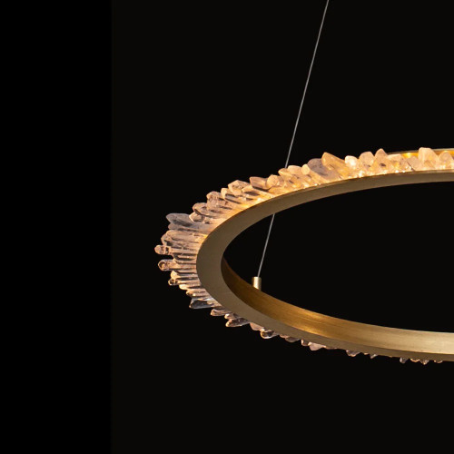 Quartz Crystal Chandelier Light
