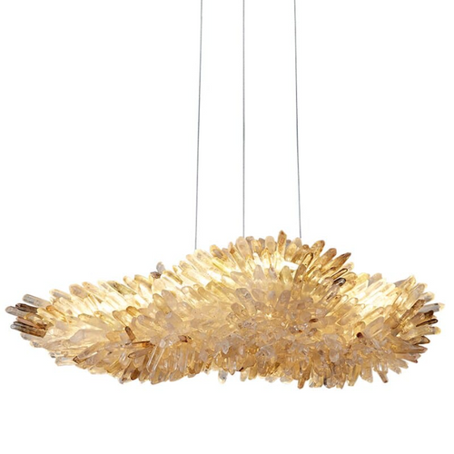 Quartz Crystal Wing Chandelier Lighting