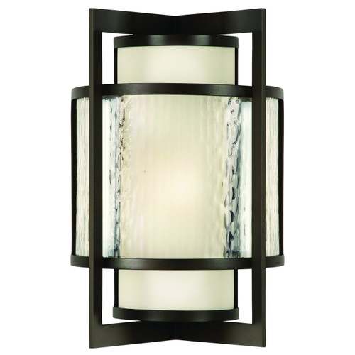 Singapore Moderne Outdoor 15"H Outdoor Wall Sconce