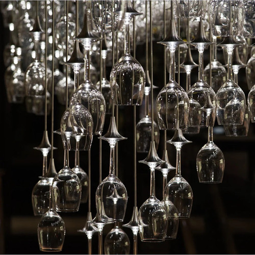Modern Artistic Wine Glass Pendant Ceiling Light Fixture