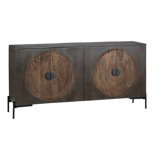4 Door Media Credenza_Sideboard (CVFNR4605)