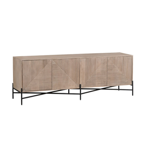 4 Door Media Credenza_Sideboard (CVFNR4613)
