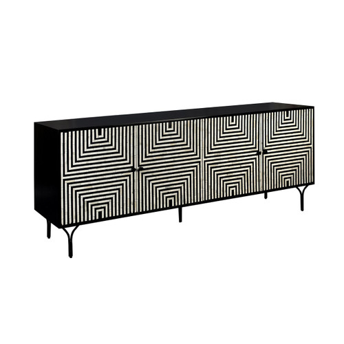 4 Door Media Credenza_Sideboard (CVFNR5301)