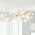Ceramic Ginkgo Leaves Chandelier Lighting