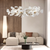 Ceramic Ginkgo Leaves Chandelier Lighting