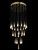 Eggplant Rock Crystal Chandelier Lighting