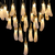 Eggplant Rock Crystal Chandelier Lighting