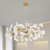 Ceramic Ginkgo Leaves Hanging Ceiling Fixture