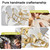 Ceramic Ginkgo Leaves Hanging Ceiling Fixture