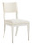 Ridge Upholstered Back Dining Side Chair