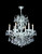 Vienna 6 Glass Light Chandelier