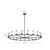 Revolve Clear Glass/Urban Bronze 21 Light Chandeliers