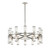 Revolve Clear Glass/Polished Nickel 24 Lights Chandeliers