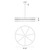 Revolve Clear Glass/Polished Nickel 42 Lights Chandeliers