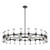 Revolve Clear Glass/Urban Bronze 42 Lights Chandeliers