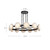 Alonso 50-in Vintage Brass LED Chandeliers