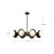 Alonso 37-in Urban Bronze/Alabaster LED Chandeliers