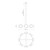 Alonso 37-in Urban Bronze LED Chandeliers