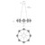 Cairo 30-in Ribbed Glass/Vintage Brass 8 Lights Chandeliers