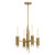 Torres 19-in Vintage Brass 4 Lights Chandeliers