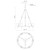 Lucian 32-in Urban Bronze/Alabaster 6 Lights Chandeliers