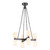 Lucian 22-in Urban Bronze/Alabaster 8 Lights Chandeliers
