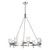 Lucian 36-in Clear Crystal/Polished Nickel 8 Lights Chandeliers