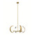 Celeste Vintage Brass 4 Lights Chandeliers