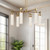 Wynwood 32-in Vintage Brass/Glossy Opal 6 Lights Chandeliers