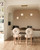 Fiore 42-in Brushed Gold/Glossy Opal Glass 4 Lights Chandelier