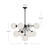 Celia 31-in Brushed Gold/Opal Glass 9 Lights Chandeliers